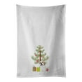 thumbnail image 1 of Carolines Treasures WDK3180WTKT 28 x 19 in. Unisex Shih-Tzu Silver Gold & White No.2 Christmas White Dish Towels Kitchen Towel - Set of 2, 1 of 3