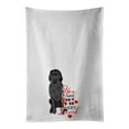 thumbnail image 1 of Carolines Treasures WDK3873WTKT 28 x 19 in. Unisex Doodle Black No.3 So Loved White Dish Towels Kitchen Towel - Set of 2, 1 of 3