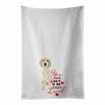 thumbnail image 1 of Carolines Treasures WDK3886WTKT 28 x 19 in. Unisex Doodle Cream No.7 So Loved White Dish Towels Kitchen Towel - Set of 2, 1 of 3