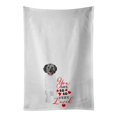 thumbnail image 1 of Carolines Treasures WDK3901WTKT 28 x 19 in. Unisex Doodle Silver No.3 So Loved White Dish Towels Kitchen Towel - Set of 2, 1 of 3