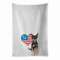 thumbnail image 1 of Carolines Treasures WDK4100WTKT 28 x 19 in. Unisex Chihuahua Tricolor No.1 Patriotic White Dish Towels Kitchen Towel - Set of 2, 1 of 3