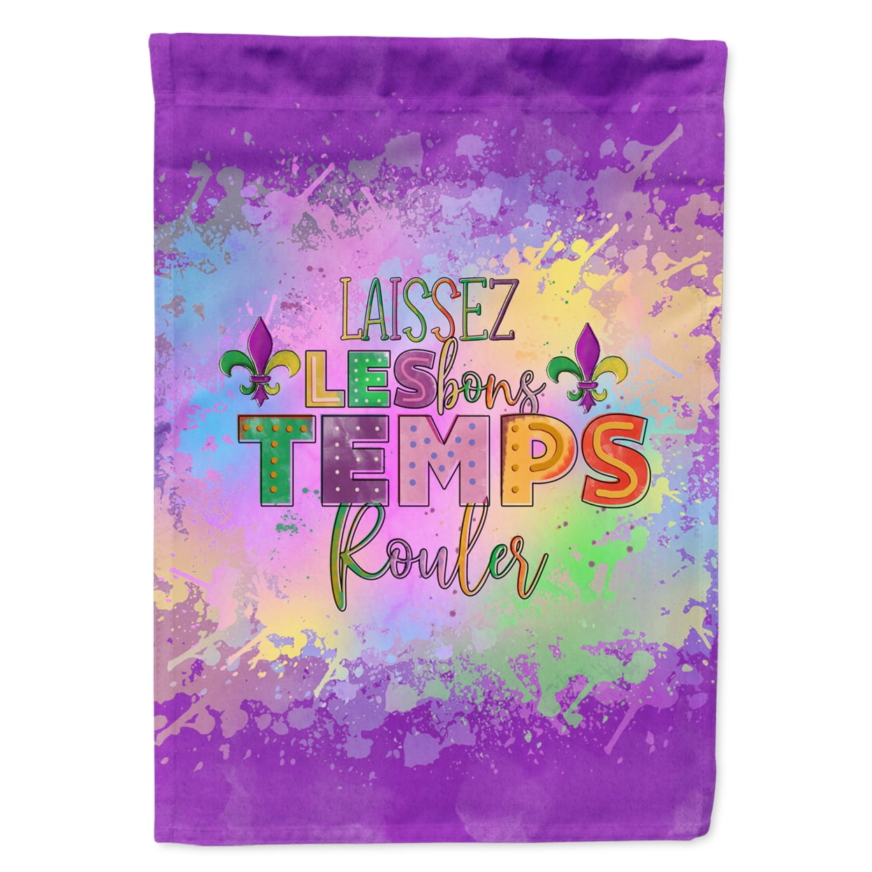 Mardi Gras King Flag Canvas House Size 28 in x 40 in