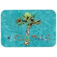 thumbnail image 1 of Carolines Treasures  Welcome Palm Tree On Teal Mouse Pad, 1 of 1