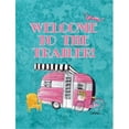 thumbnail image 1 of Carolines Treasures  Welcome to the Trailer House Size Canvas Flag 28 x 40 in., 1 of 1