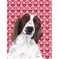 thumbnail image 1 of Carolines Treasures  Welsh Springer Spaniel Hearts Love Valentines Day Flag Canvas- House Size, 1 of 1