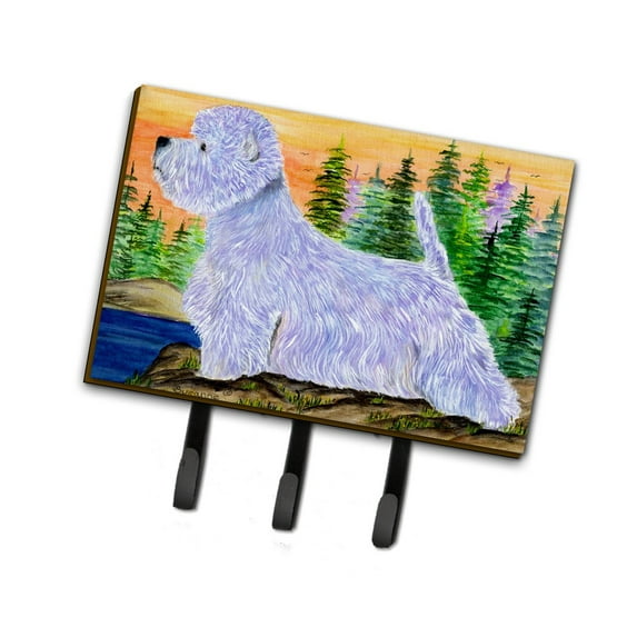 Carolines Treasures SS8418TH68 Westie Leash Holder or Key Hook, Large, Multicolor