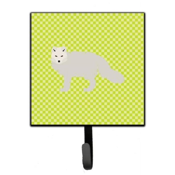 Carolines Treasures BB7703SH4 White Arctic Fox Green Leash or Key Holder