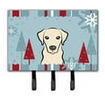 thumbnail image 1 of Carolines Treasures BB1718TH68 Winter Holiday Yellow Labrador Leash & Key Holder, 1 of 4