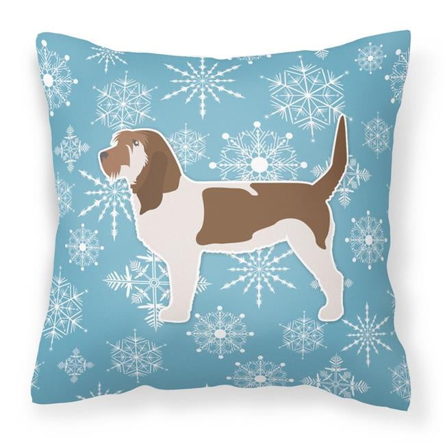 Caroline's Treasures Winter Snowflake Basset Hound Coppia di