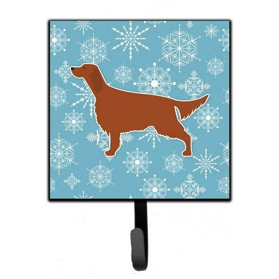 Carolines Treasures BB3493SH4 Winter Snowflake Irish Setter Leash or Key Holder