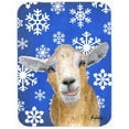 thumbnail image 1 of Carolines Treasures  Winter Snowflakes Goat Winter Glass Cutting Board Large Size, 1 of 1