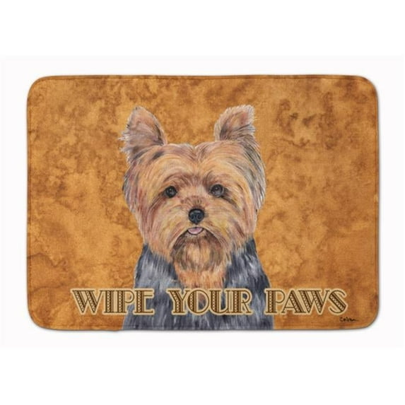 Carolines Treasures Yorkie Machine Washable Memory Foam Mat