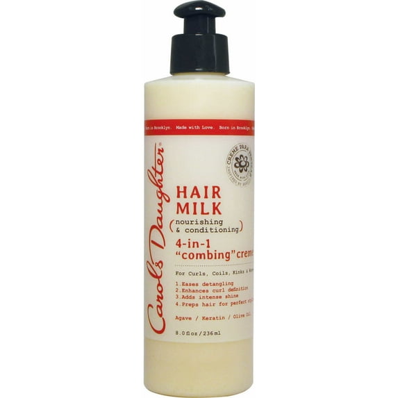 Carols Daughter Hair Milk 4 In 1 Combing Cream, 8 Oz., Pack of 3