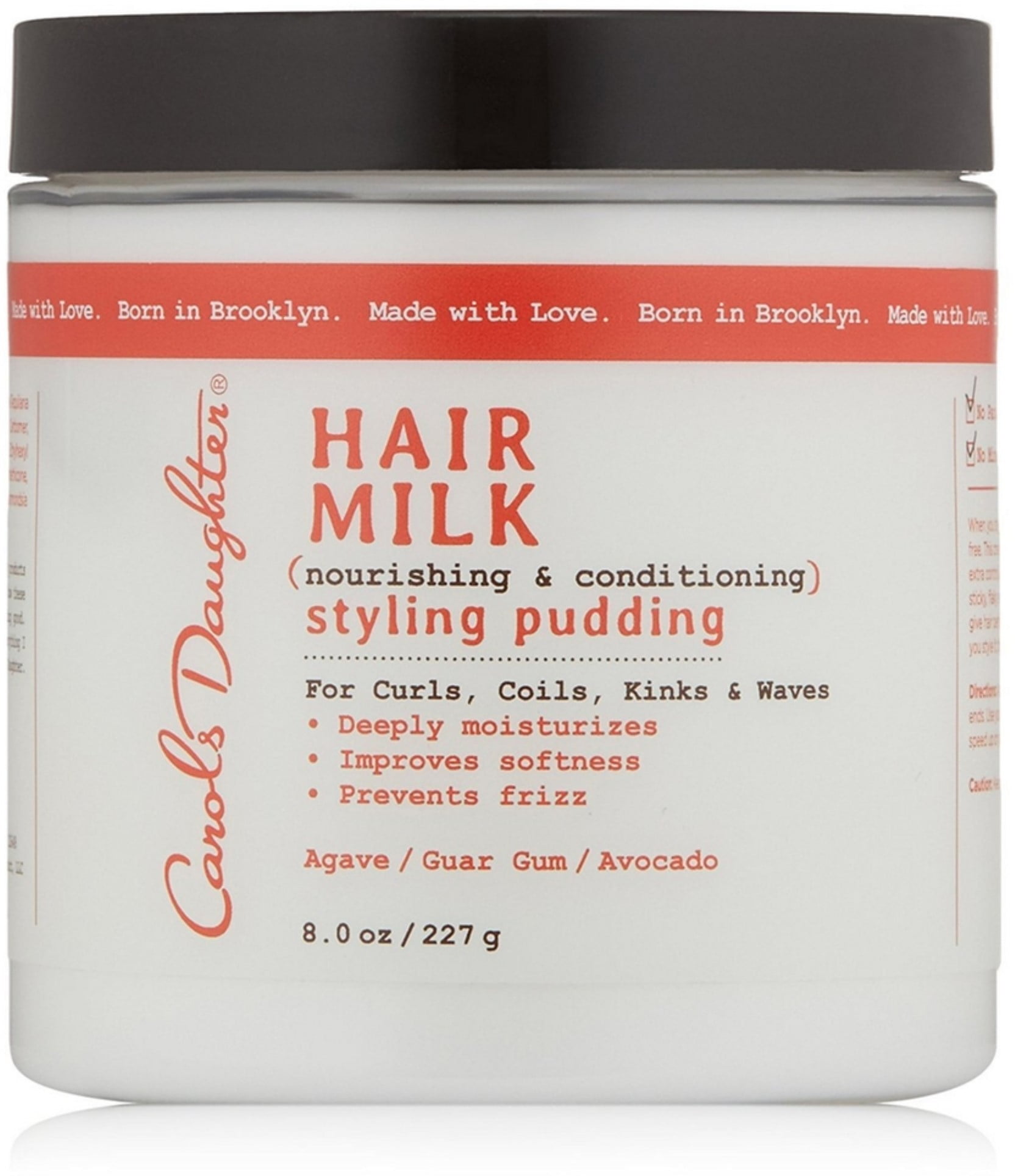 Carols Daughter Hair Milk Nourishing & Conditioning Styling Pudding 8 oz (Pack of 2)