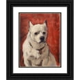 thumbnail image 1 of Carolus-Duran 15x18 Black Ornate Wood Framed Double Matted Museum Art Print Titled - The Chinese "Dog (1884), 1 of 5