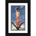 thumbnail image 1 of Carolus-Duran 15x24 Black Ornate Framed Double Matted Museum Art Print Titled: Hebe (1874), 1 of 5