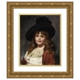 thumbnail image 1 of Carolus-Duran 20x23 Gold Ornate Framed and Double Matted Museum Art Print Titled - Laura at Seven (1887), 1 of 4