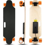 Caroma 35'' Electric Skateboards, 12.4 MPH, Unisex Adults Longboard with Remote, 220Lbs Max Load
