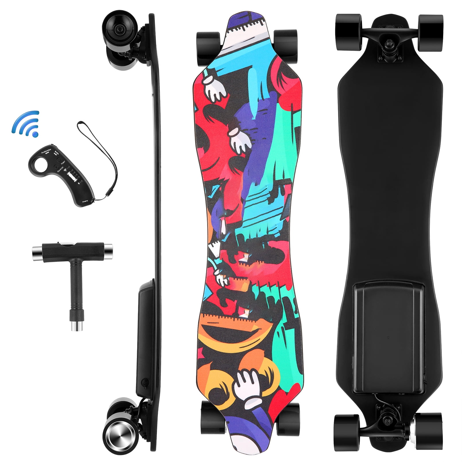 Hover 1 Cruze Electric Self Powered Skateboard with Carrying Handle Walmart