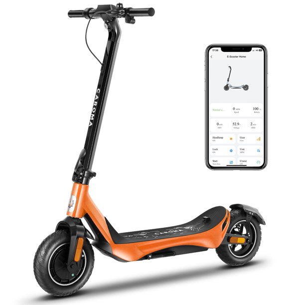 Caroma C1 Electric Scooter, 500W, 30 Miles 25 Mph, Foldable Commuter