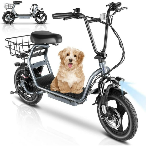 Caroma Electric Scooters for Adults, 14" Fat Tire, 25 Miles Range