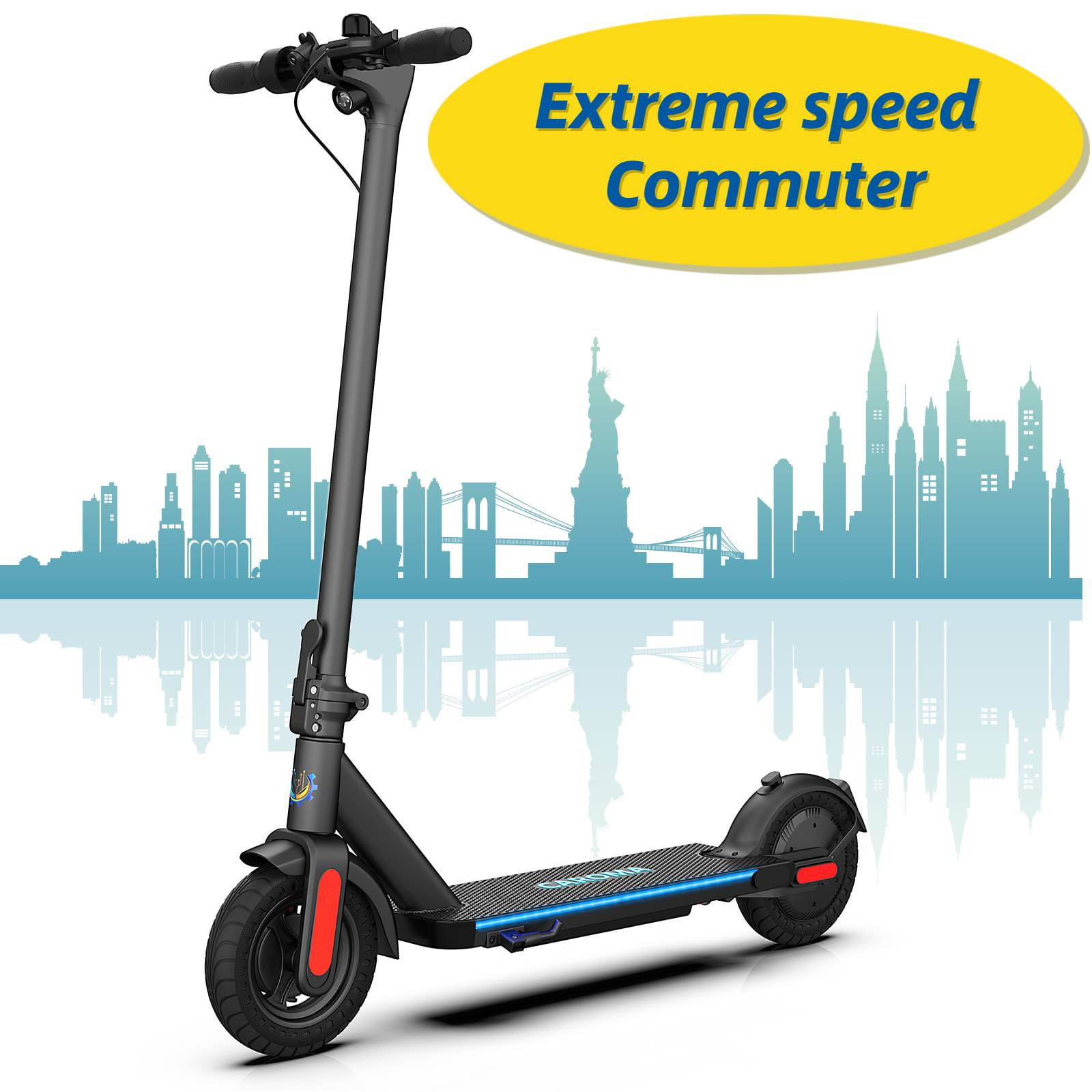 Caroma Electric Scooter, 20 Mph & 25 Miles Range, 10" Tires