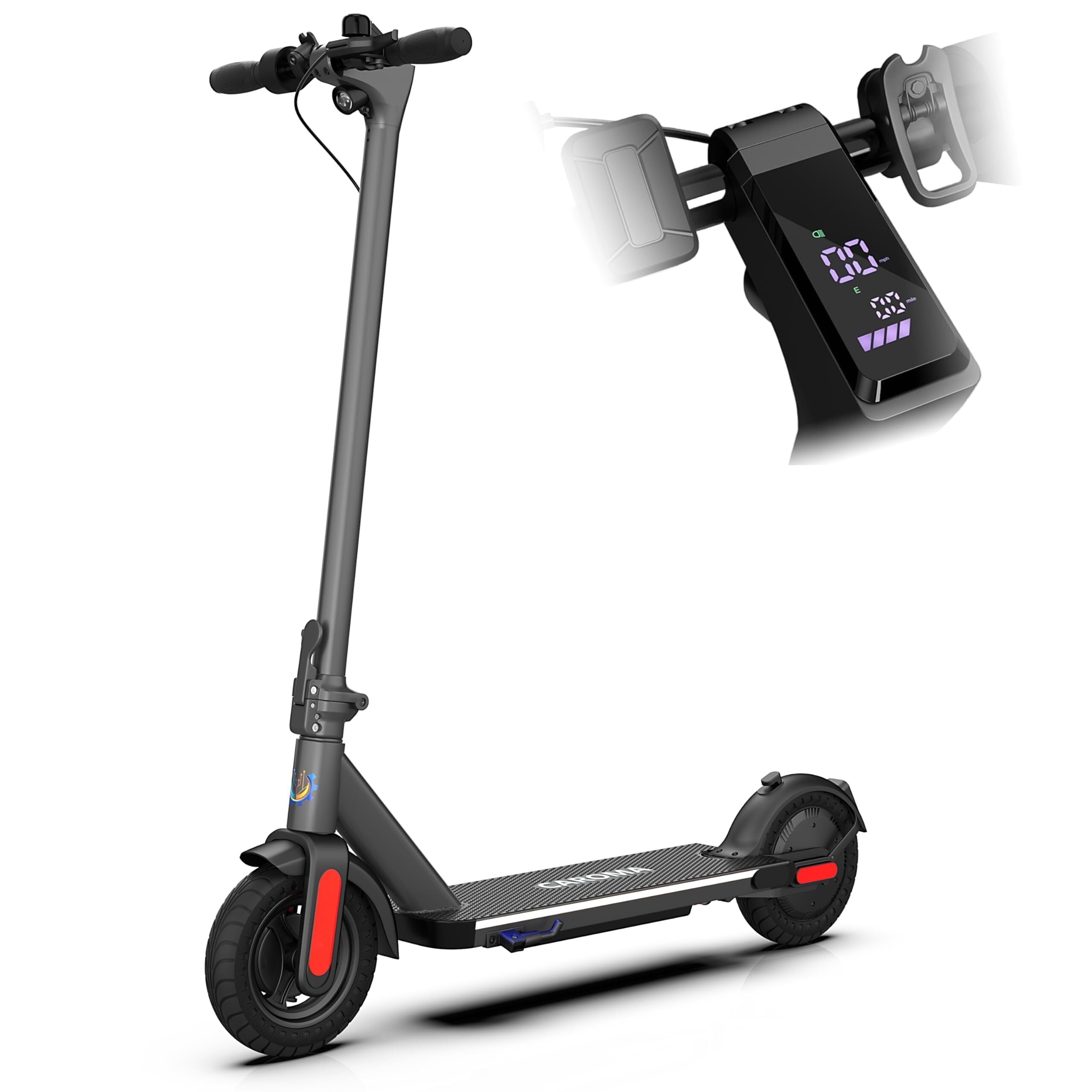 2025 MEGAWHEELS A1C Electric Scooter For Adults - Folding, 15MPH, 20KM Range, APP Control