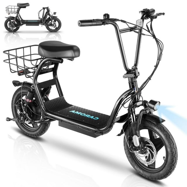 Caroma Pro Foldable Electric Scooter for Adults, 14" Durable Tires, 25Mile Range, 500W Motor
