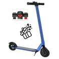 thumbnail image 1 of COBIZI Electric Scooter for Adult & Teen,Top 15.5 Mph & 10-15 Long Miles Range, 250W Motor Foldable Kick Scooters with LED Display and Braking System,Dark Blue, 1 of 7