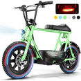 thumbnail image 1 of Caroma Peak 819W Electric Scooters with Seat for Adults, 16" Fat Tire for All-Terrain, 25Miles Max Range, 20mph Top Speed, Commuter Ebike for Adults&Teens, Motorcycle Style, 1 of 9
