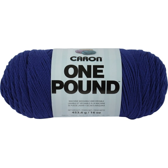 Caron Acrylic Dryable Machine Washable Yarn, 812 yd, Royalty, 1 lb