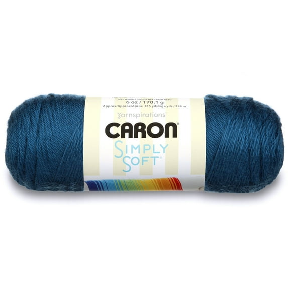 Caron Acrylic Simply Soft Yarn (170 g/6 oz), Ocean