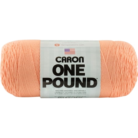 Caron One Pound Yarn, Peach