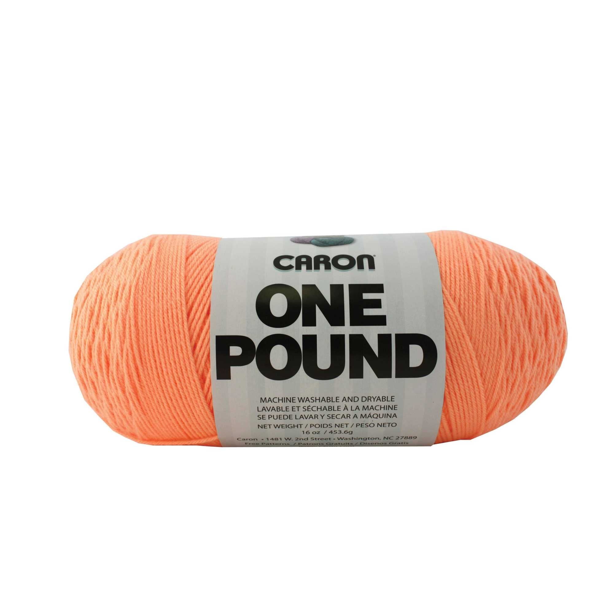 Caron Acrylic Yarn, Machine Washable and Dryable, 812 Yards, 1