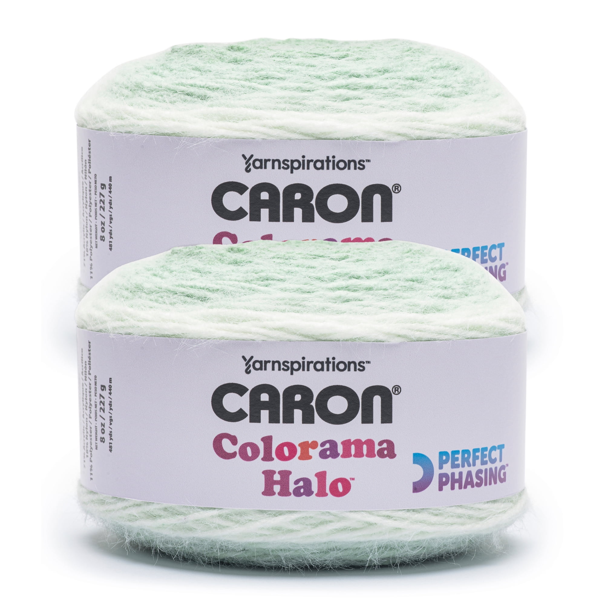 Caron® Colorama Halo™ #5 Bulky Blend Yarn, Orchid Frost 8oz