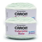 Caron  Colorama Halo  #5 Bulky Blend Yarn, Rosemary Frost 8oz/227g, 481 Yards 2 Pack