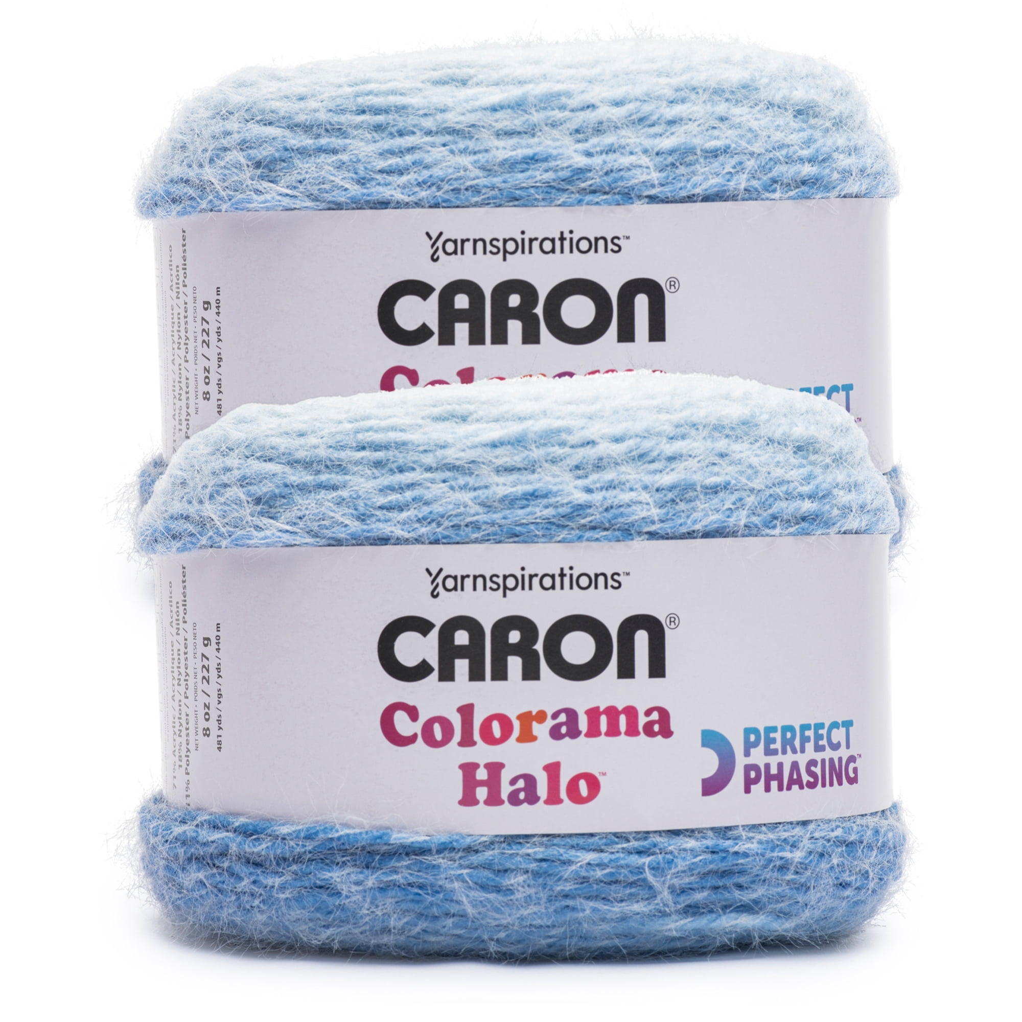 Caron® Colorama Halo™ #5 Bulky Blend Yarn, Amber Ocean 8oz/227g, 481 Yards  (2 Pack) 