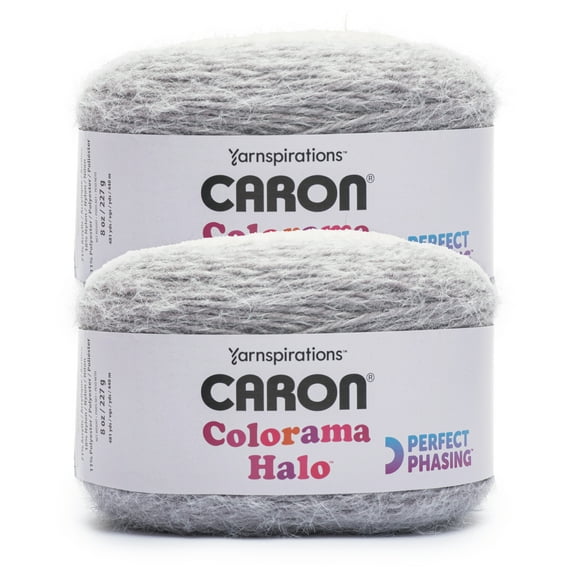 Caron® Colorama Halo™ #5 Bulky Blend Yarn, Tin & Tan 8oz/227g, 481 Yards (2 Pack)