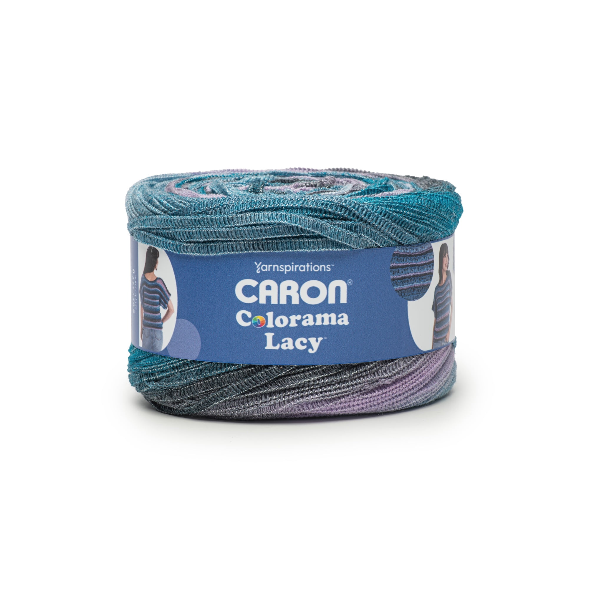 Caron® Colorama Lacy™ #5 Bulky Acrylic Yarn, Midnight Blues 8oz/227g 361 Yards