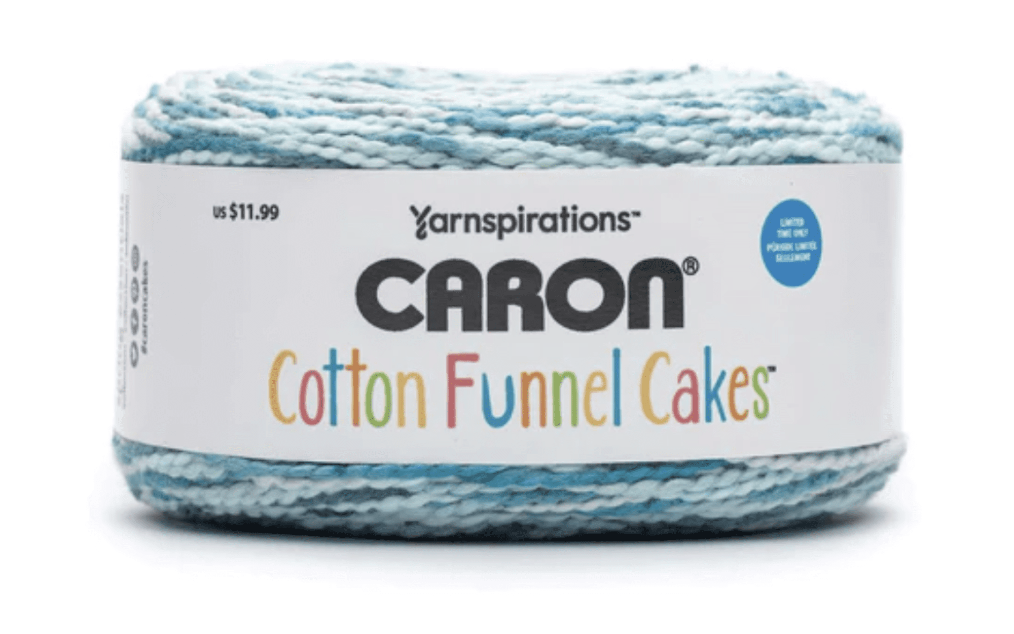 Caron Cotton Funnel Cakes Breeze Knitting & Crochet Yarn