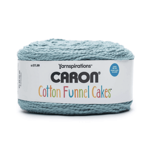 Caron Cotton Funnel Cakes Cerulean Knitting & Crochet Yarn