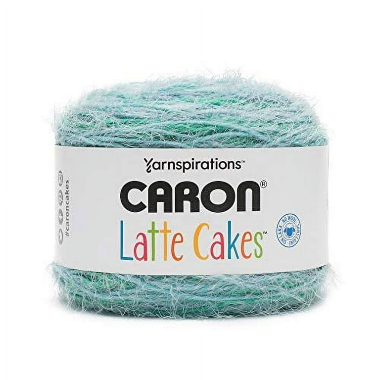 Caron Latte Cakes Self-Striping Yarn, 8.8 oz. / 250g, 530 Yards / 485  Meters (Plum Fresh 291222-22018)