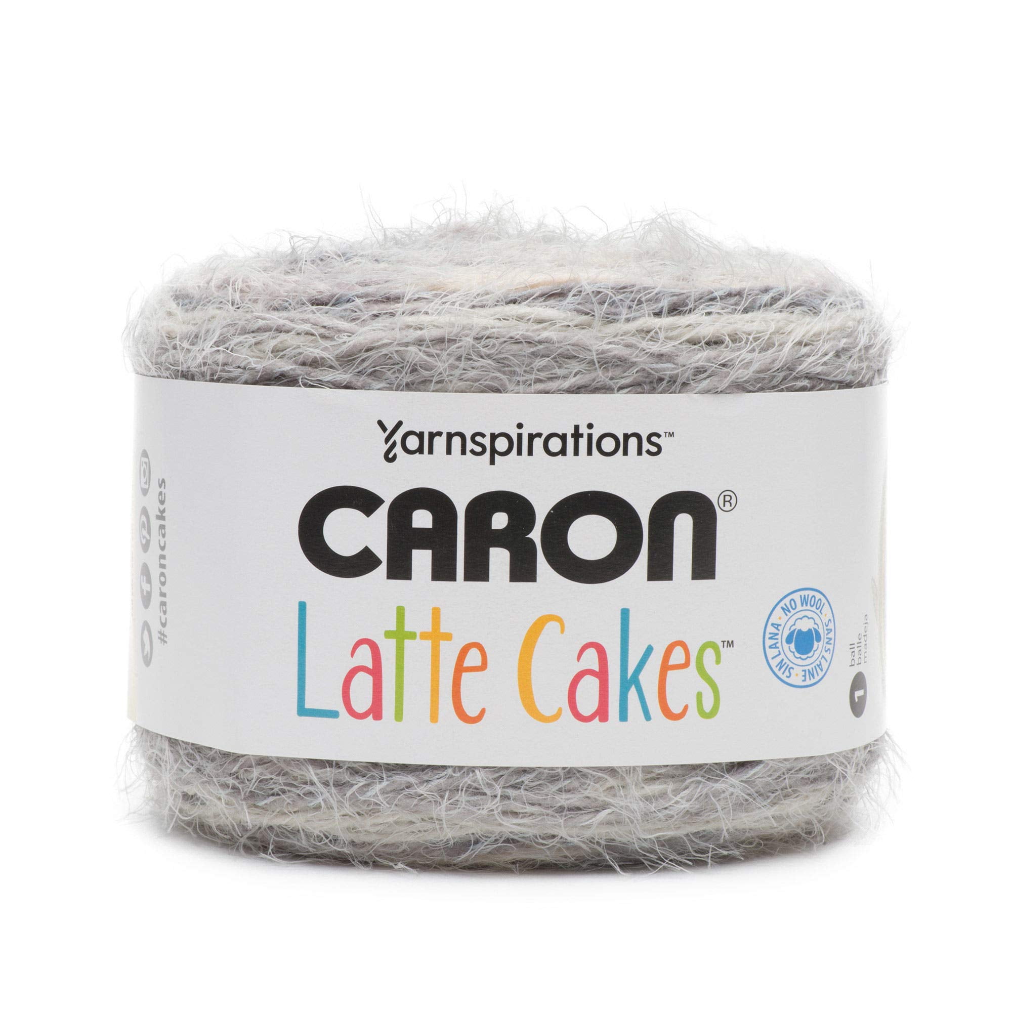  Caron Latte Cakes Self-Striping Yarn, 8.8 oz. / 250g