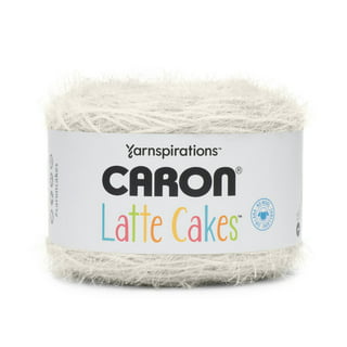 CARON LATTE CAKES Yarn Plum Fresh 22018 Variegated Fuzzy 530 yd 8.8 oz  NIP