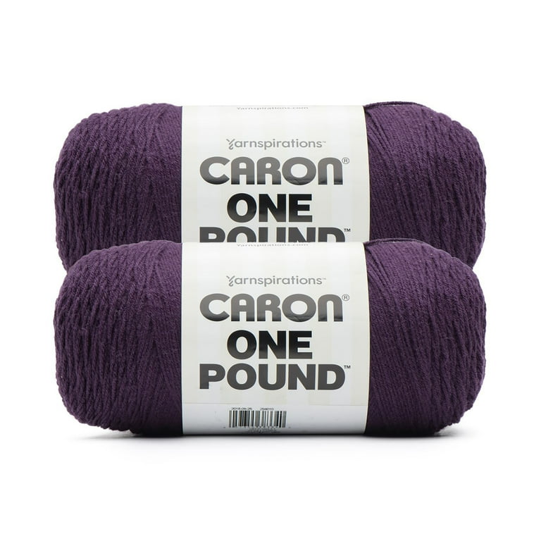 Caron® One Pound™ #4 Medium Acrylic Yarn, Deep Violet 16oz/454g