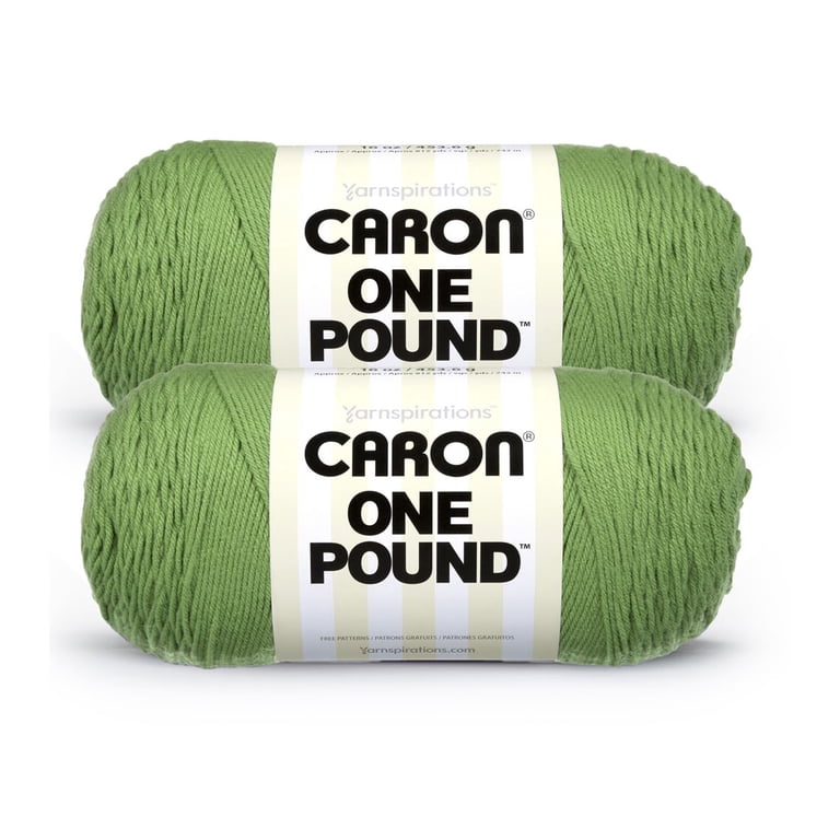 Caron® One Pound™ #4 Medium Acrylic Yarn, Grass Green 16oz/454g