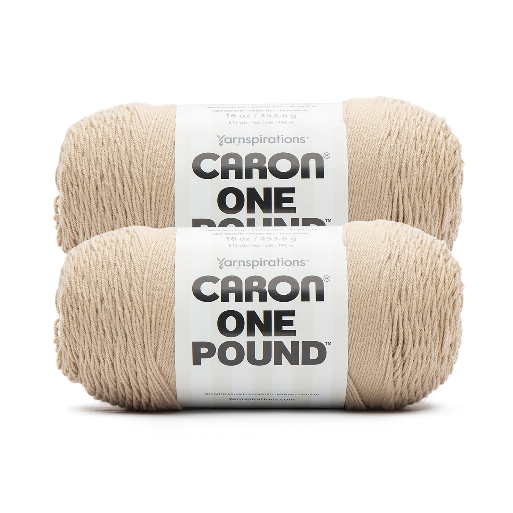 Caron One Pound Acrylic Yarn - 1 lb, 4-Ply, Dove