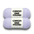 thumbnail image 1 of Caron® One Pound™ #4 Medium Acrylic Yarn, Lilac 16oz/454g, 812 Yards (2 Pack), 1 of 9