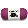 thumbnail image 1 of Caron One Pound 4 Medium Acrylic Yarn, Purple 16oz/454g, 812 Yards, 1 of 3