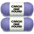 thumbnail image 1 of Caron One Pound Lavender Blue Yarn - 2 Pack of 454g/16oz - Acrylic - 4 Medium (Worsted) - 812 Yards - Knitting/Crochet, 1 of 7